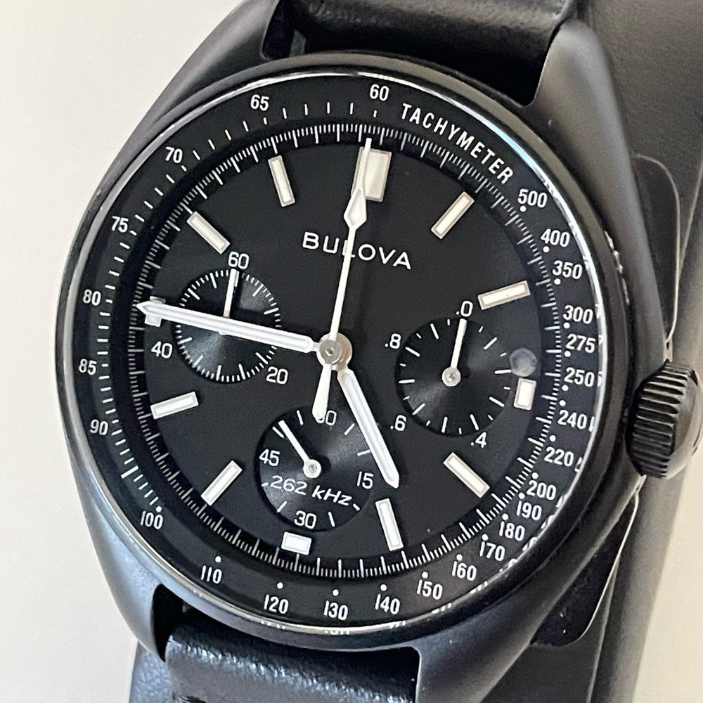 Bulova lunar pilot all black edition